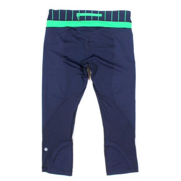 lululemon athletica Pants - Lululemon Run Inspire Crop Legging Inkwell Bean